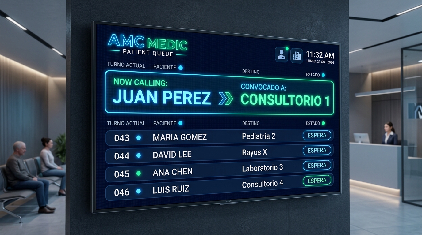AMC Medic Llamador por TV Smart
